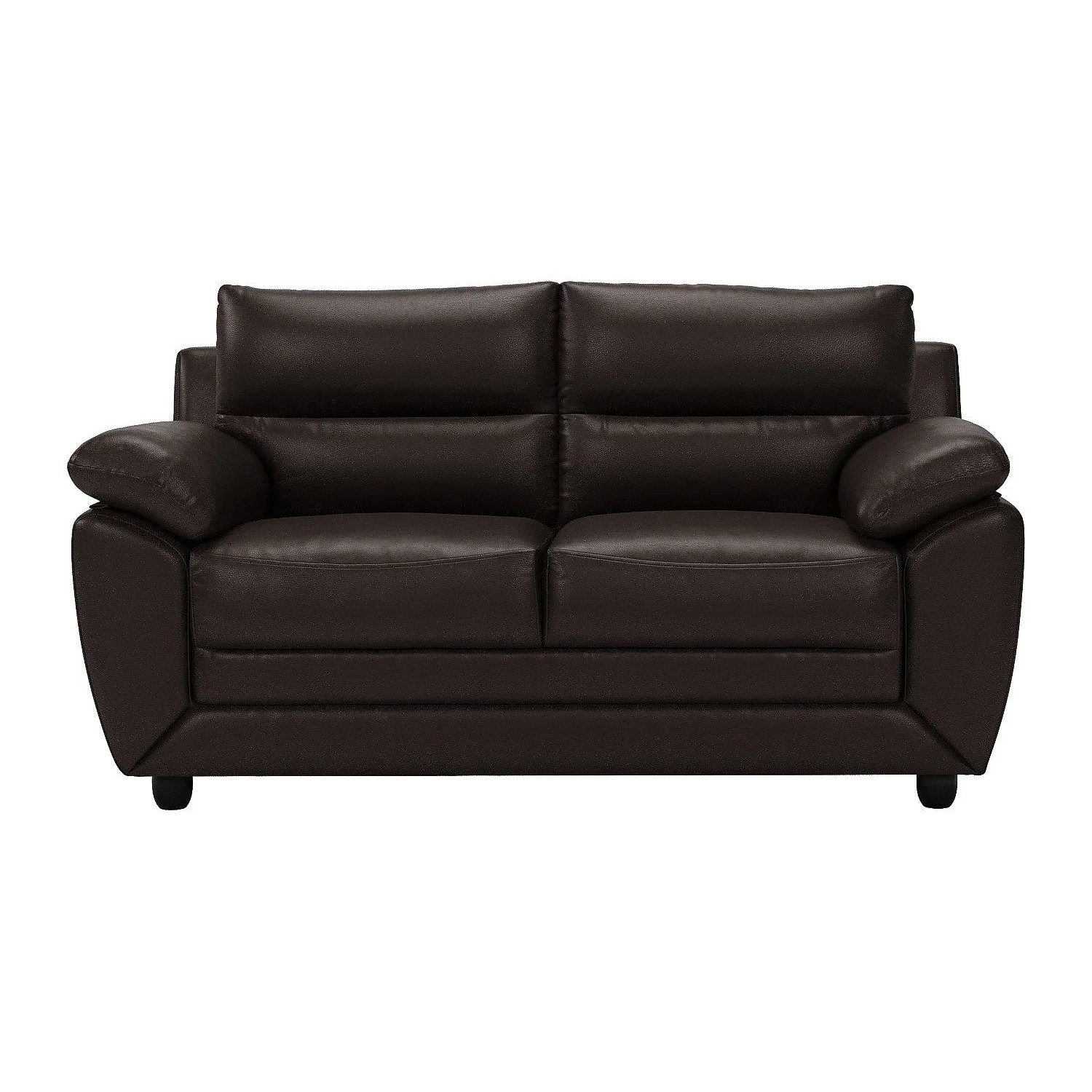 Vente-unique Sofa Ohne Schlafmöglichkeit Manoa Schokoladenbraun 163 cm