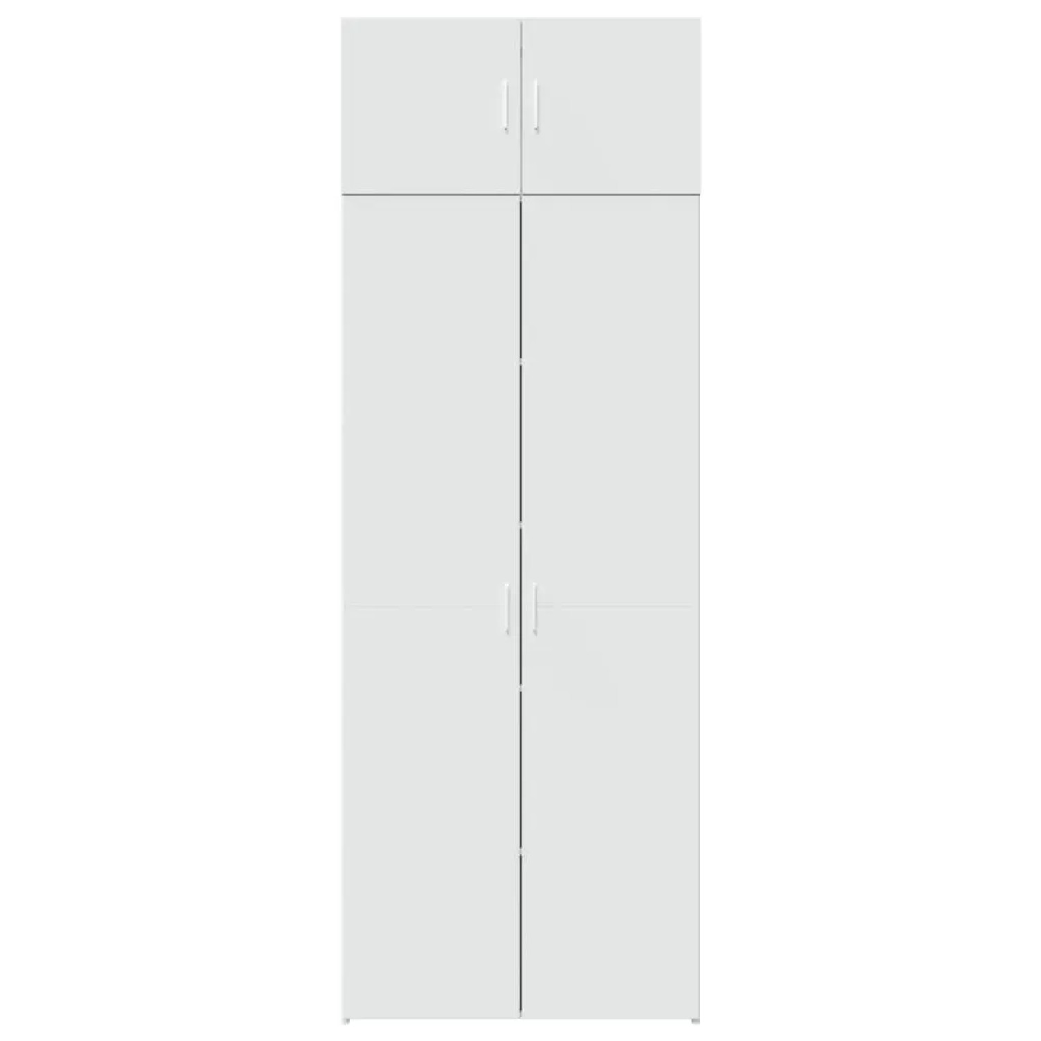 vidaXL Hochschrank Weiß 80x42,5x225 cm Holzwerkstoff 3281350_4