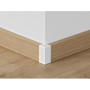 Weiße Parador Außenecke für Sockelleisten SL 3/6/18, Zubehör für Laminat & Parkett.