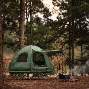 SoBuy 2-Personen-Campingzelt Doppelzelt mit Tragetasche 4-in-1-Zelt OGS61-L-GR