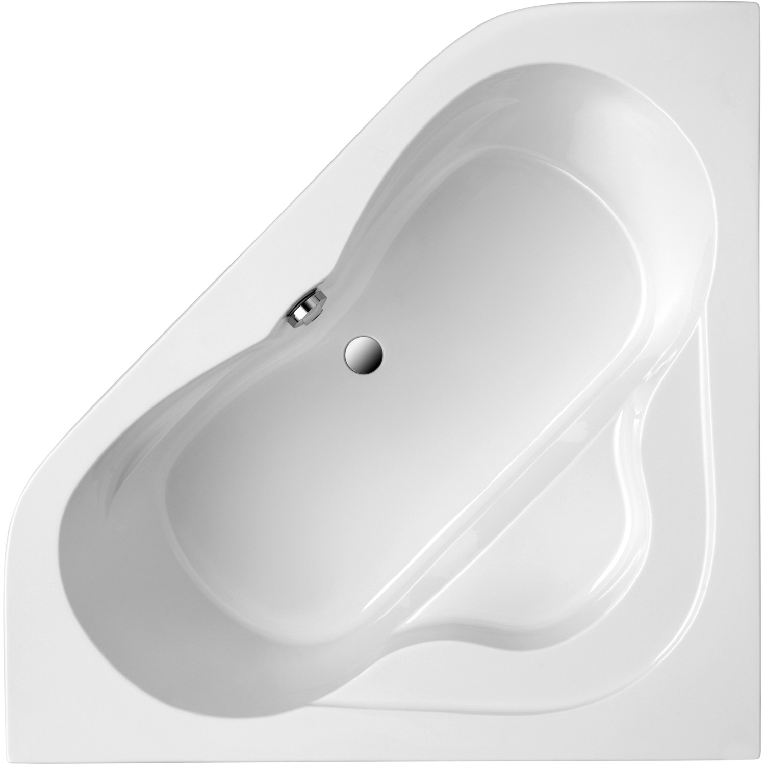 Eck-Badewanne Lucia 140 cm Weiß günstig online kaufen