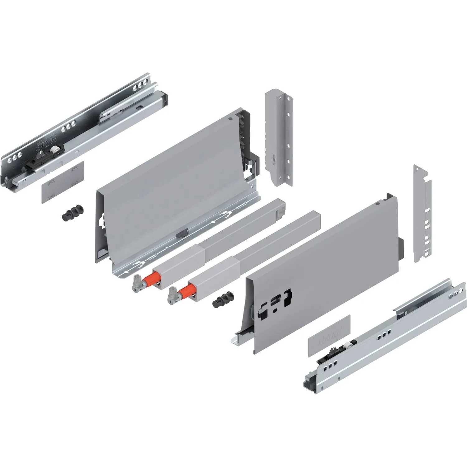 Blum D-Reling K Tandembox antaro Vollauszug 270 mm 30 kg Grau 1 Paar