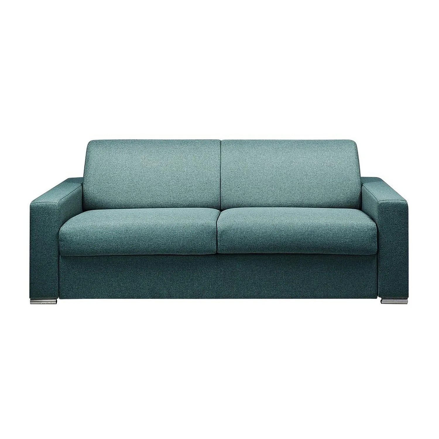 Vente-unique Schlafsofa Calito Blau 216 cm