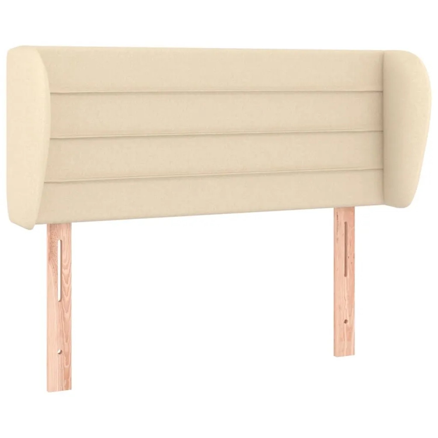 Thumbnail - vidaXL Kopfteil mit Ohren Creme 93x23x78/88 cm Stoff 3117271