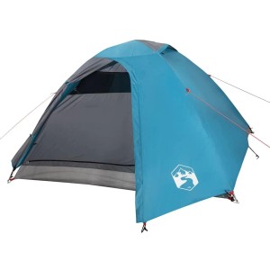 vidaXL Kuppel-Campingzelt 4 Personen Blau Wasserdicht 94336