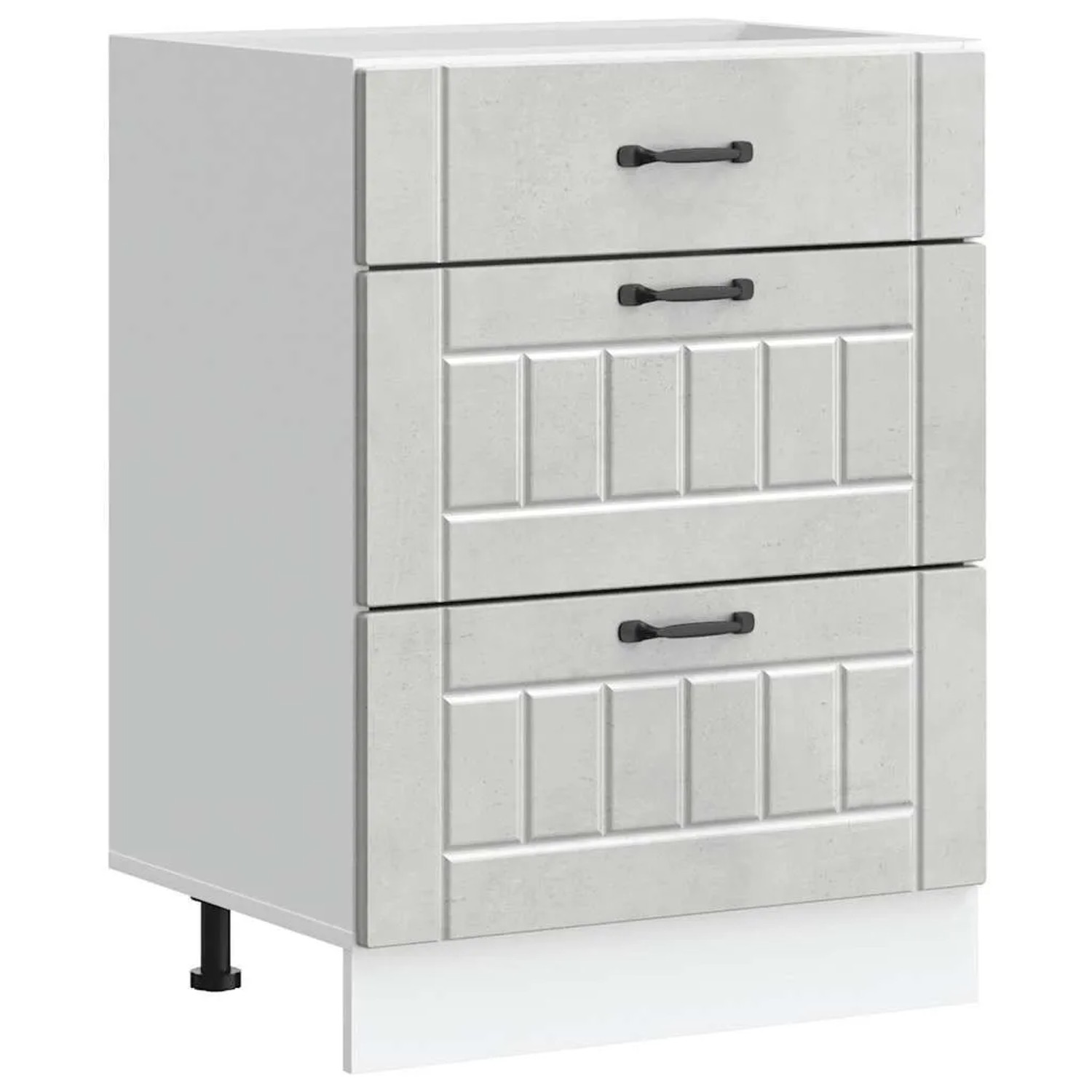 vidaXL Küchen-Unterschrank Lucca Betongrau Holzwerkstoff 854273 günstig online kaufen