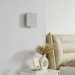 Lucande LED Wandleuchte Wandlampe Innen Elrik 10020465 Modern in Weiß aus Metall 1-flammig Flurleuchte