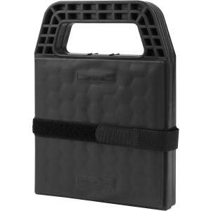 Calima Bodenplatten 4er Set für Stützböcke bis 900 kg, mit Tragegriff und Klettband.