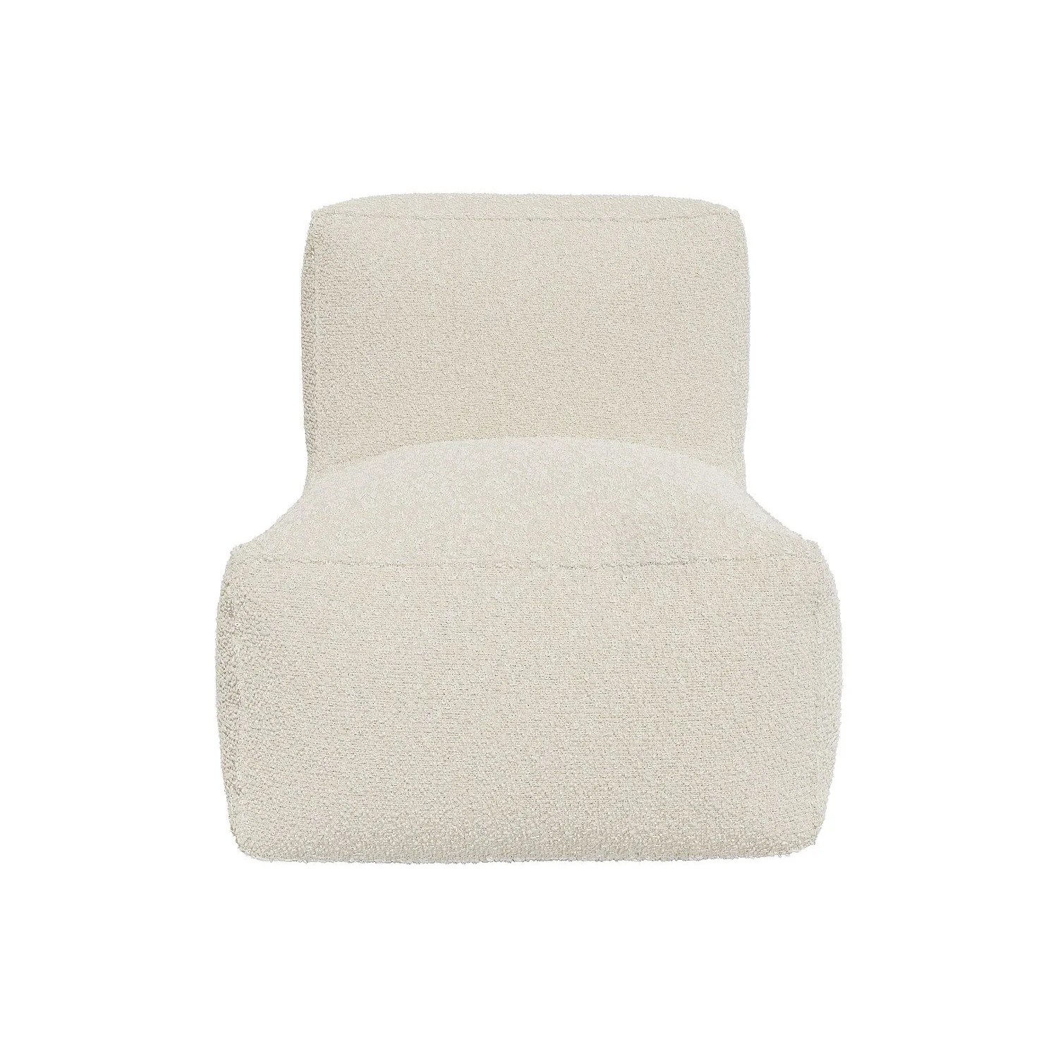 Vente-unique Sessel Mit Gerader Rückenlehne Noumara Gebrochenes Weiß 70 cm