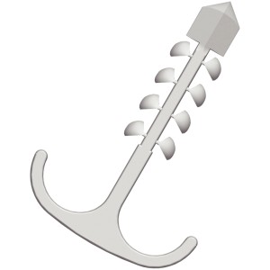 Doppelsteckschelle (4-12mm) zur Kabelbefestigung, 100er Pack