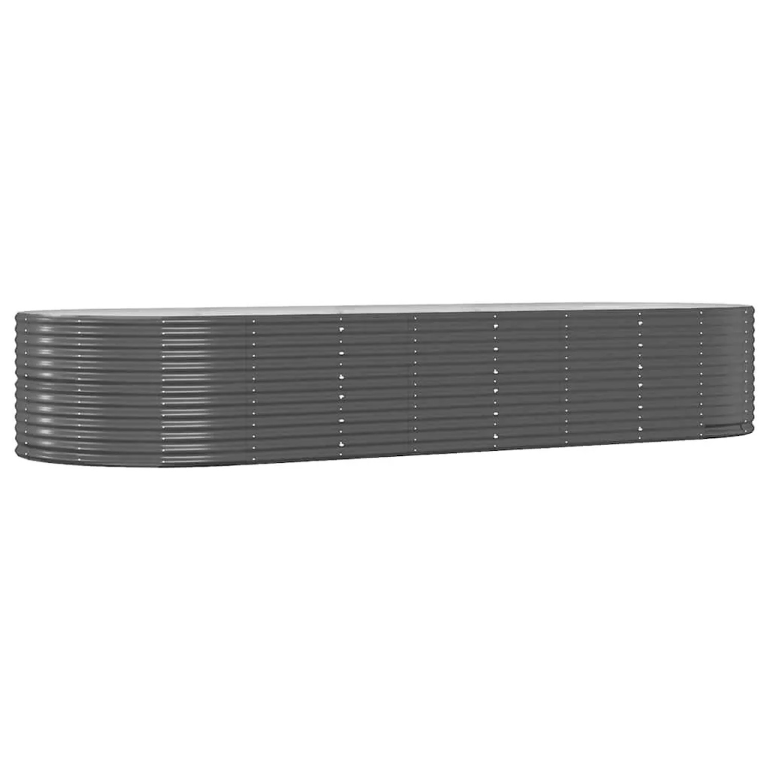 vidaXL Hochbeet Anthrazit 367x140x68 cm Verzinkter Stahl 319106