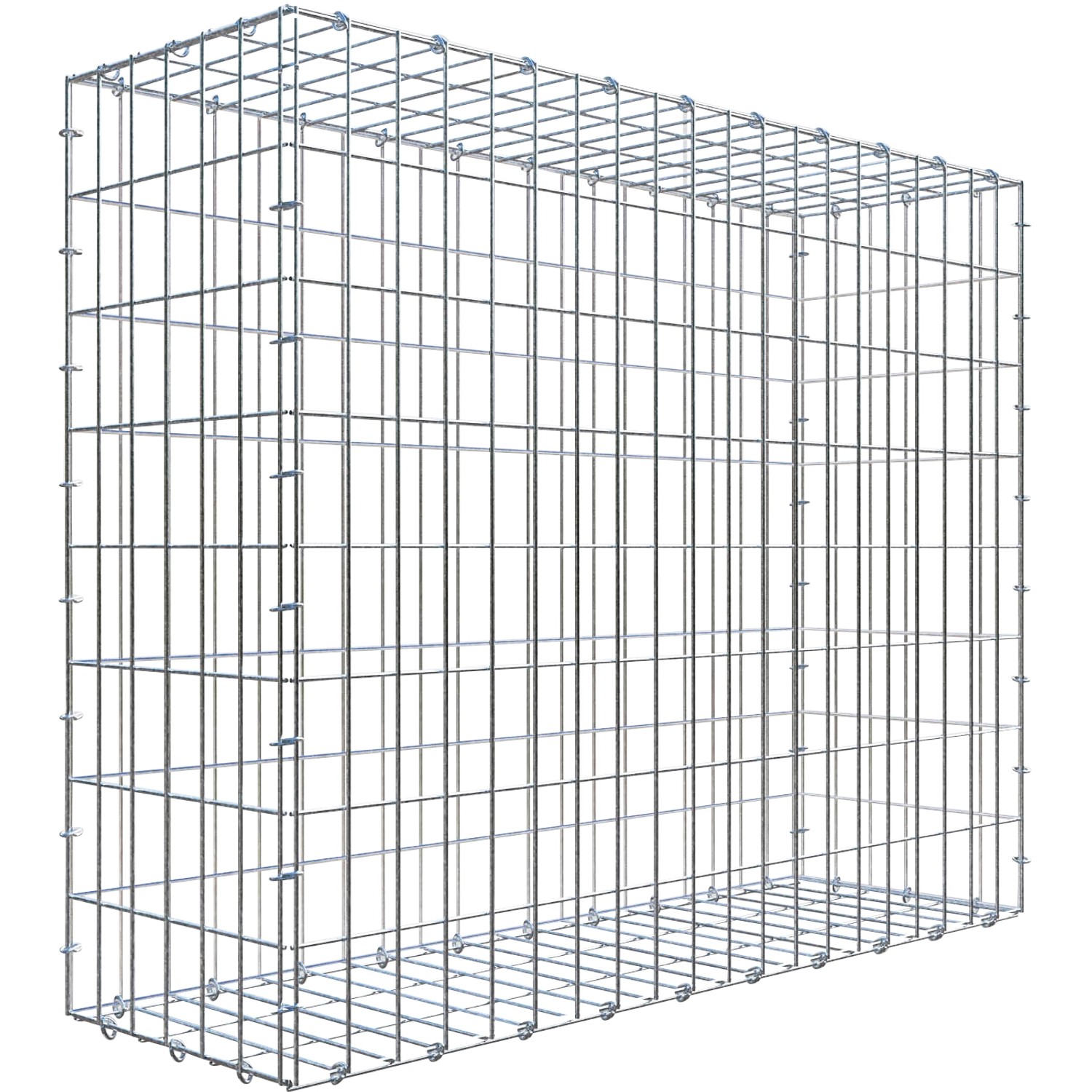 Thumbnail - Gabiona C-Ring Gabionenkorb 100 cm x 80 cm x 30 cm Maschenweite 5 cm x 10 cm