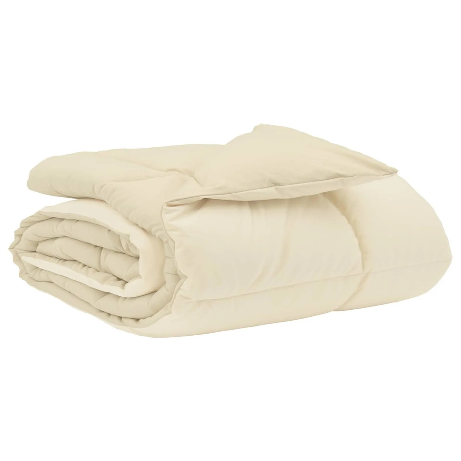vidaXL Sommerdecke Gepolstert Creme 200 x 220 cm Mikrofaser 42025985