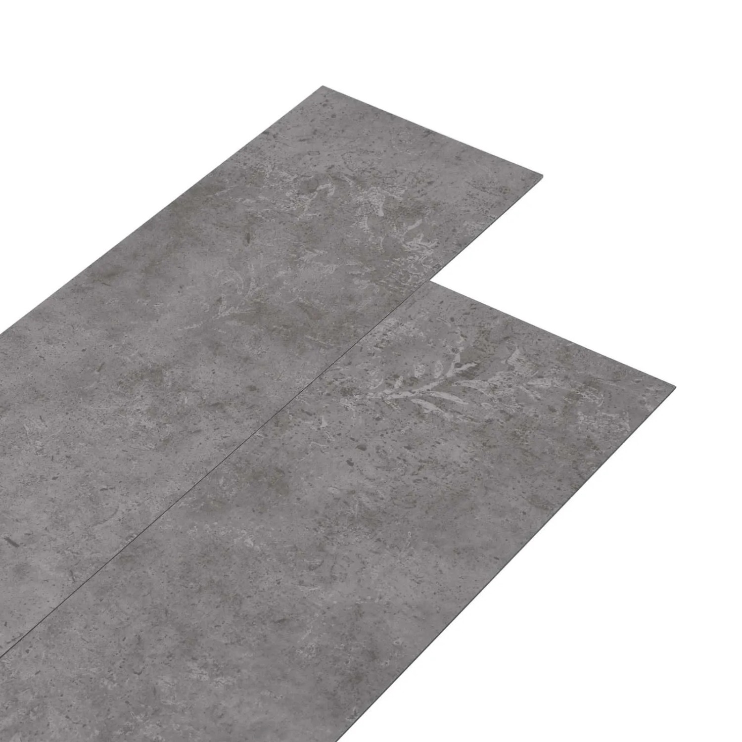 vidaXL Bodenplanken 36 Stk Betongrau 5,02 m² PVC 42046308