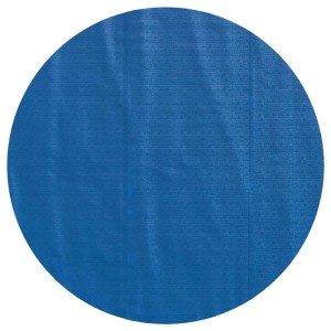 Blaue, runde vidaXL Poolabdeckung aus robustem PE-Material, 300 cm Durchmesser, für Schwimmbecken.