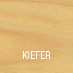 Holzbeize Kiefer von Bondex, Farbton Kiefer auf Holzoberfläche.