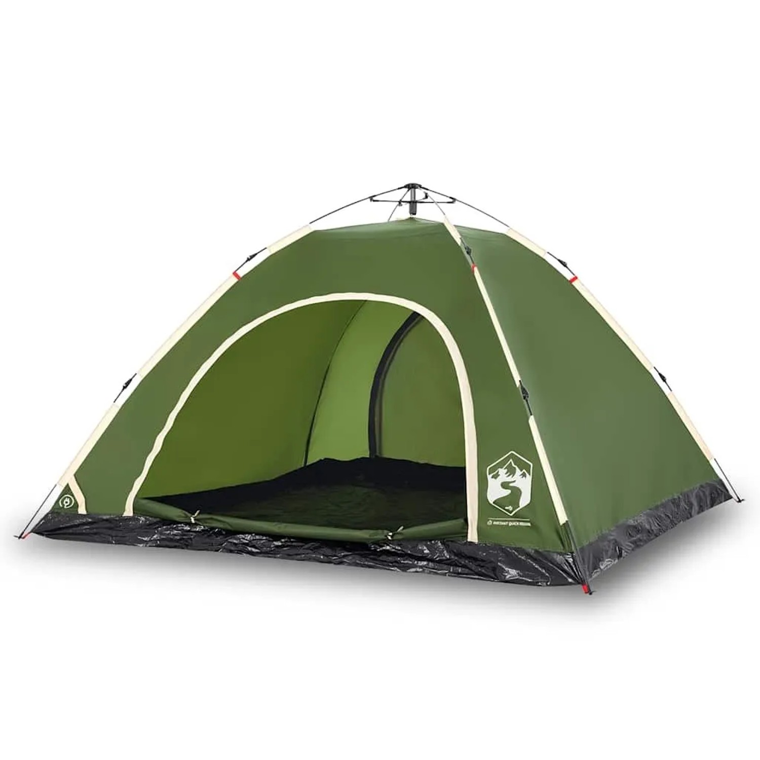 Furnicato Campingzelt Kuppelzelt 300 X 300 X 185 Cm Grün