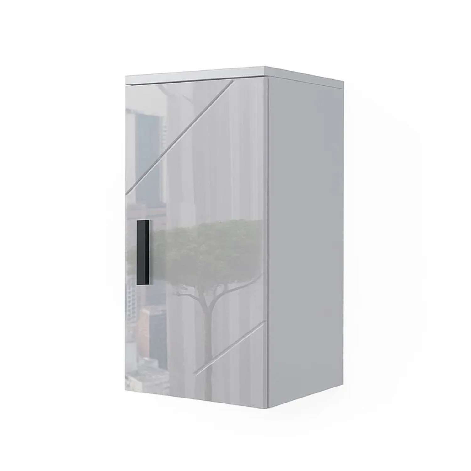 Vicco Badschrank Irma Weiß Hochglanz 30 x 59