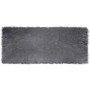 vidaXL Kunstschaffell Teppich Tafalla Anthrazit 100 x 200 cm Polyester 42021591