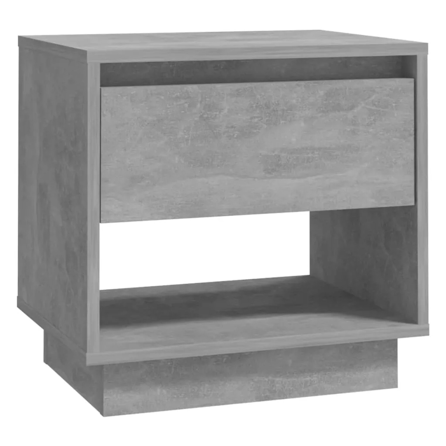 vidaXL Nachttisch Betongrau 45x34x44 cm Holzwerkstoff 809520