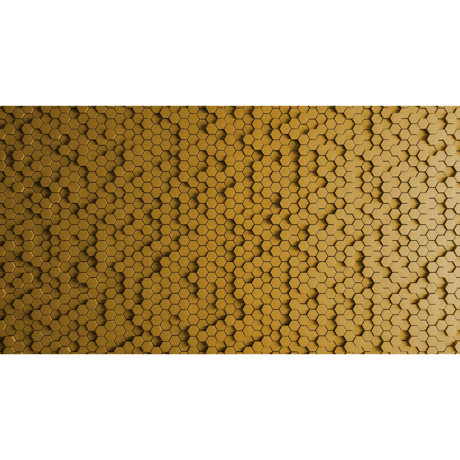 Fototapete  3D Honeycomb Gelb 5,00m x 2,70m FSC® günstig online kaufen