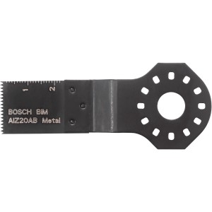 Bosch AIZ 20 AB Tauchsägeblatt für Holz und Metall, 20mm, für Multifunktionswerkzeuge.