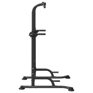 vidaXL Power Turm Dip Station Schwarz 102 x 95 x 210 cm 42017704