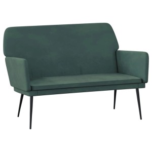 vidaXL Sitzbank Dunkelgrün 108x79x79 cm Samt 351384