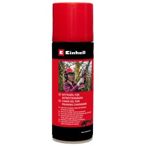 Einhell Kettenöl-Spray, 200ml, für Astkettensägen. Zubehör zur Pflege und Schmierung von Sägekette und Schwert.