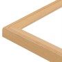 Bilderrahmen aus Massivholz, Natur-Optik, 40x60 cm, klassischer Stil.