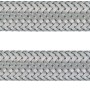 Flexibler Verbindungsschlauch, 10 mm x 300 mm, aus Edelstahl für Trinkwasserinstallation.