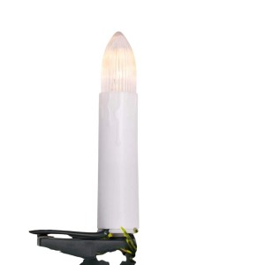 Lex 20er LED Kerzenlichterkette Lichterkette Innen Christbaumkerzen Warmweiss