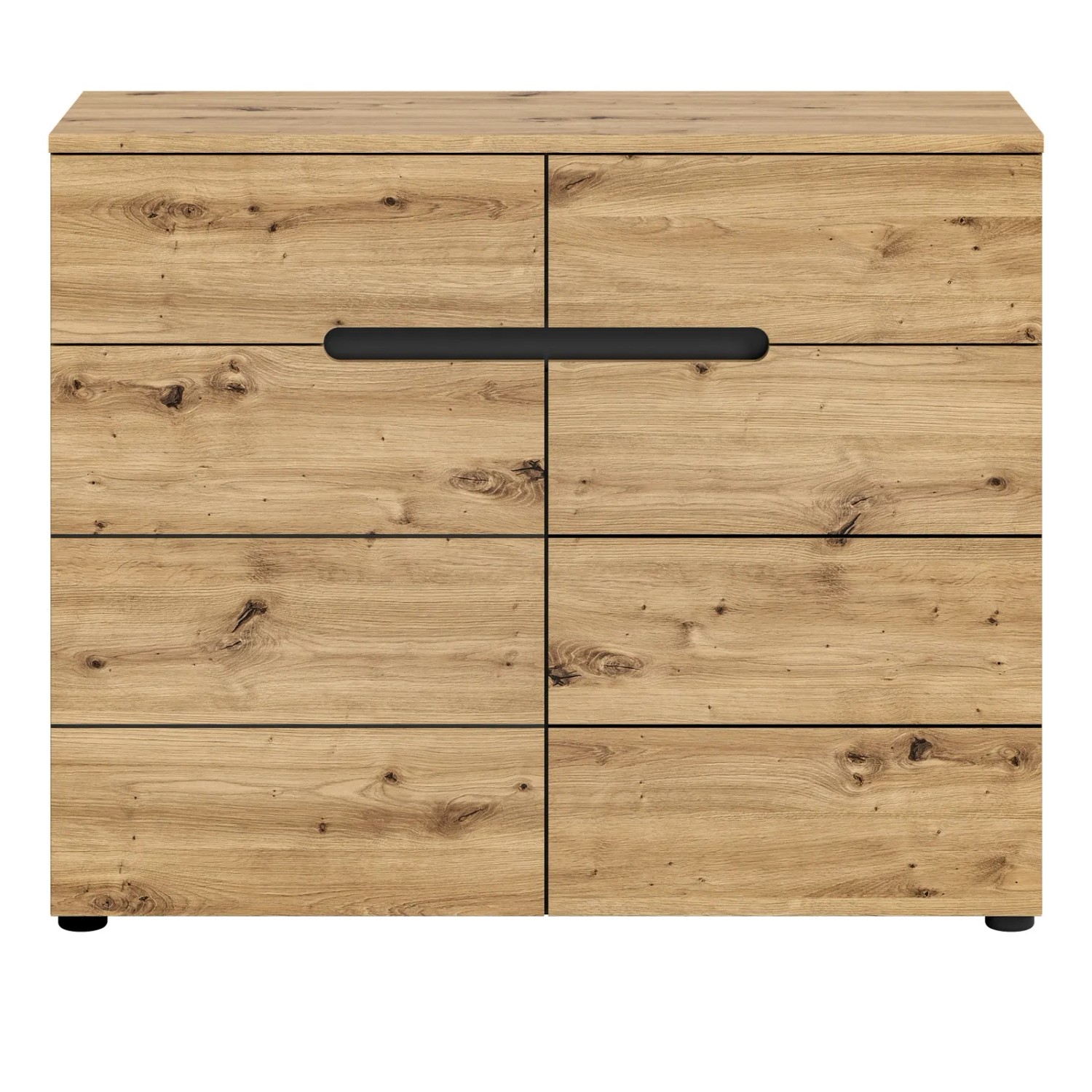 Inn.Furn Kommode Eiche Grau 100 cm mit Soft-Close Cooper_8