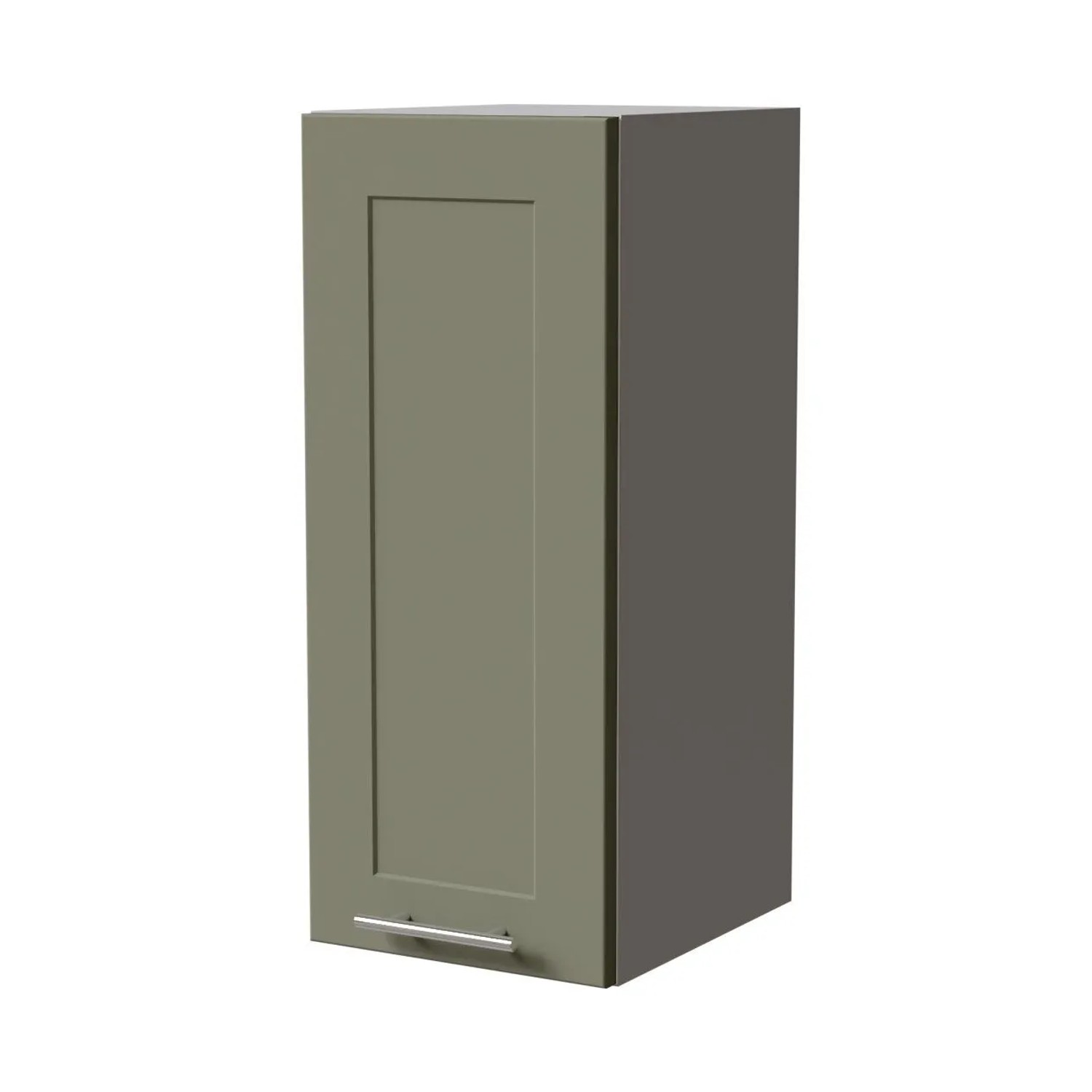 Feldmann-Wohnen Hängeschrank Oslo W2/30 Grau / Reed Green Matt 30 / 32,5 / 72cm