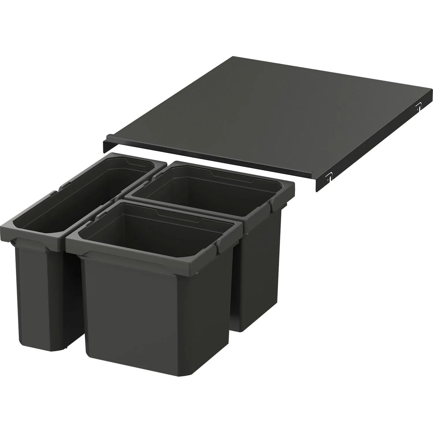 Vauth-Sagel Abfalltrennsystem Envi Free Pro Korpusbreite 450 mm Höhe 216 mm Lava
