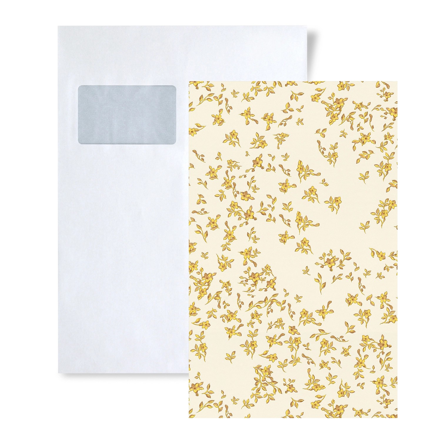 PROFHOME 1 MUSTERSTÜCK S-935855-GU DIN A4 MUSTER der Floral Tapete günstig online kaufen