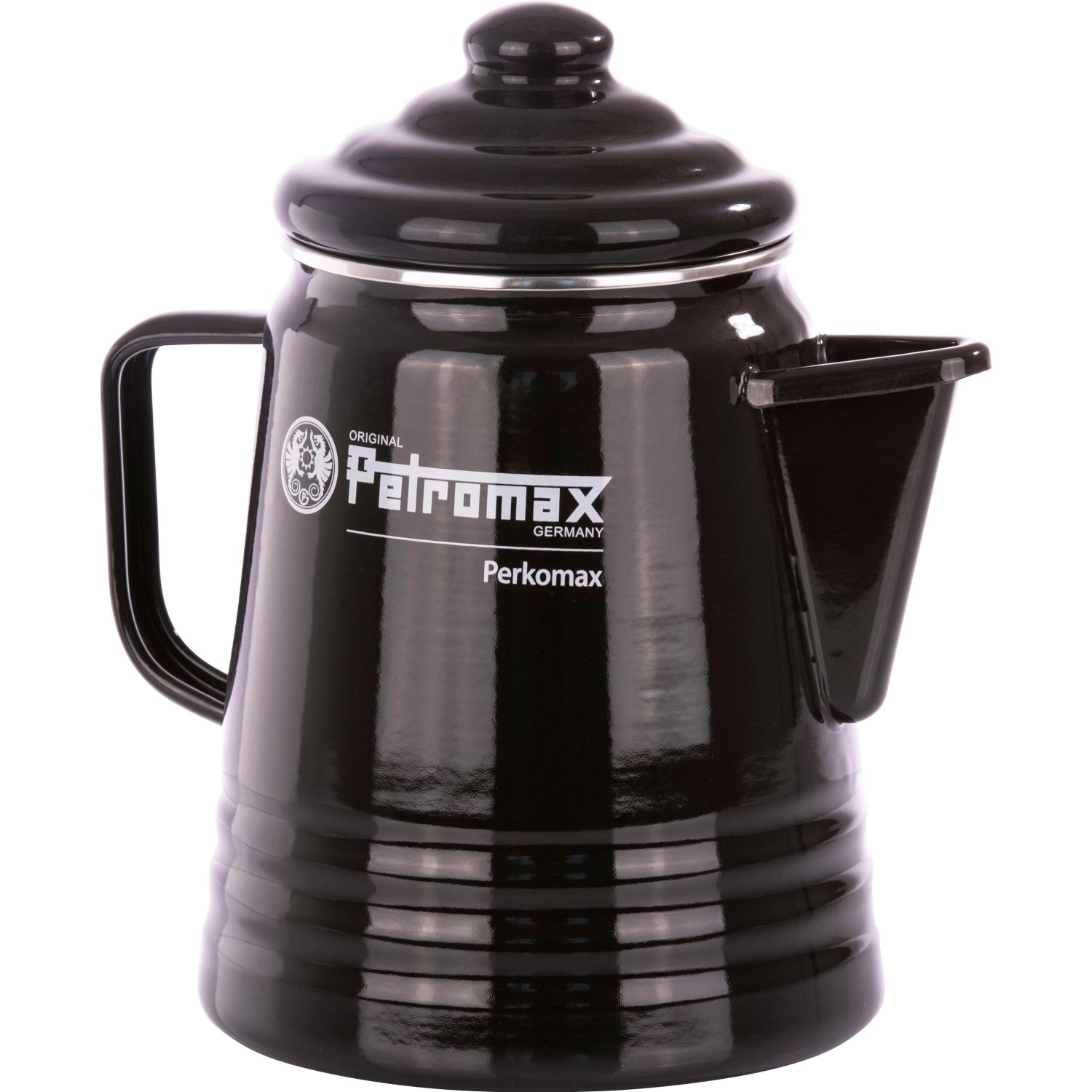 Petromax Perkolator Perkomax PER-9-S Emailliert Schwarz 1,3 l