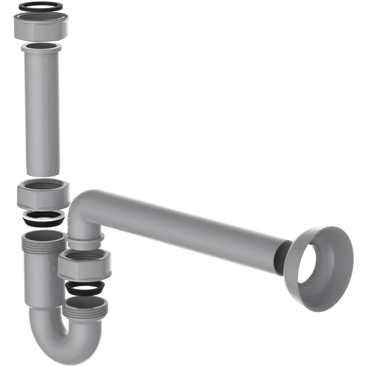 KIRCHHOFF Eco Save Siphon, Sustainable Drain, Odour Trap Made Of - View #8