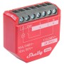 Shelly 1PM Gen4 Smart-Relais Unterputz in Rot für die Hausautomation.