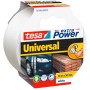 Tesa Extra Power Universal, weißes Gewebeband, 10 m x 50 mm, vielseitig einsetzbar.