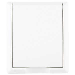 Weiße REV Ritter Aufputz-Steckdose IP44 AquaForm für Feuchträume und Außenbereiche.