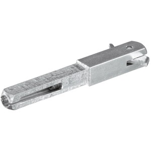 Alpertec Wechselstift 8 mm x 69 mm für Türdrücker-Garnituren, verzinkt.