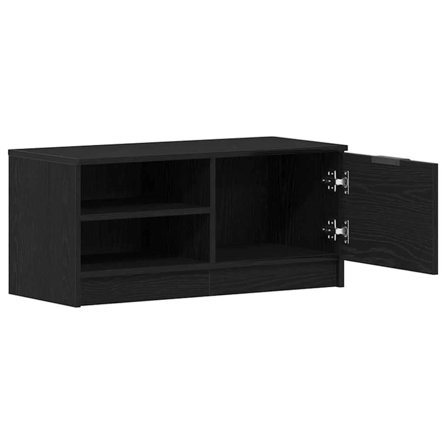 vidaXL TV-Schrank Schwarz 80 x 35 x 36,5 cm Holzwerkstoff 862745 günstig online kaufen