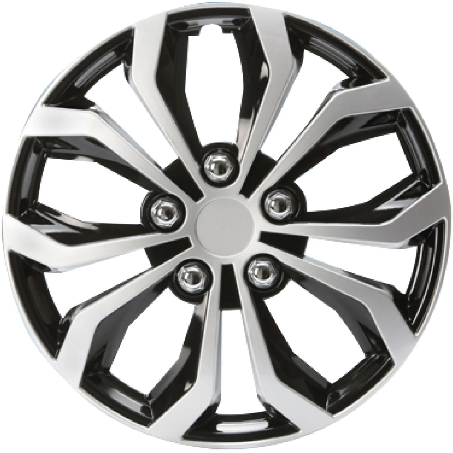 Cartrend Radkappen Daytona 15 Zoll 4-teilig Schwarz-Silber kaufen bei OBI