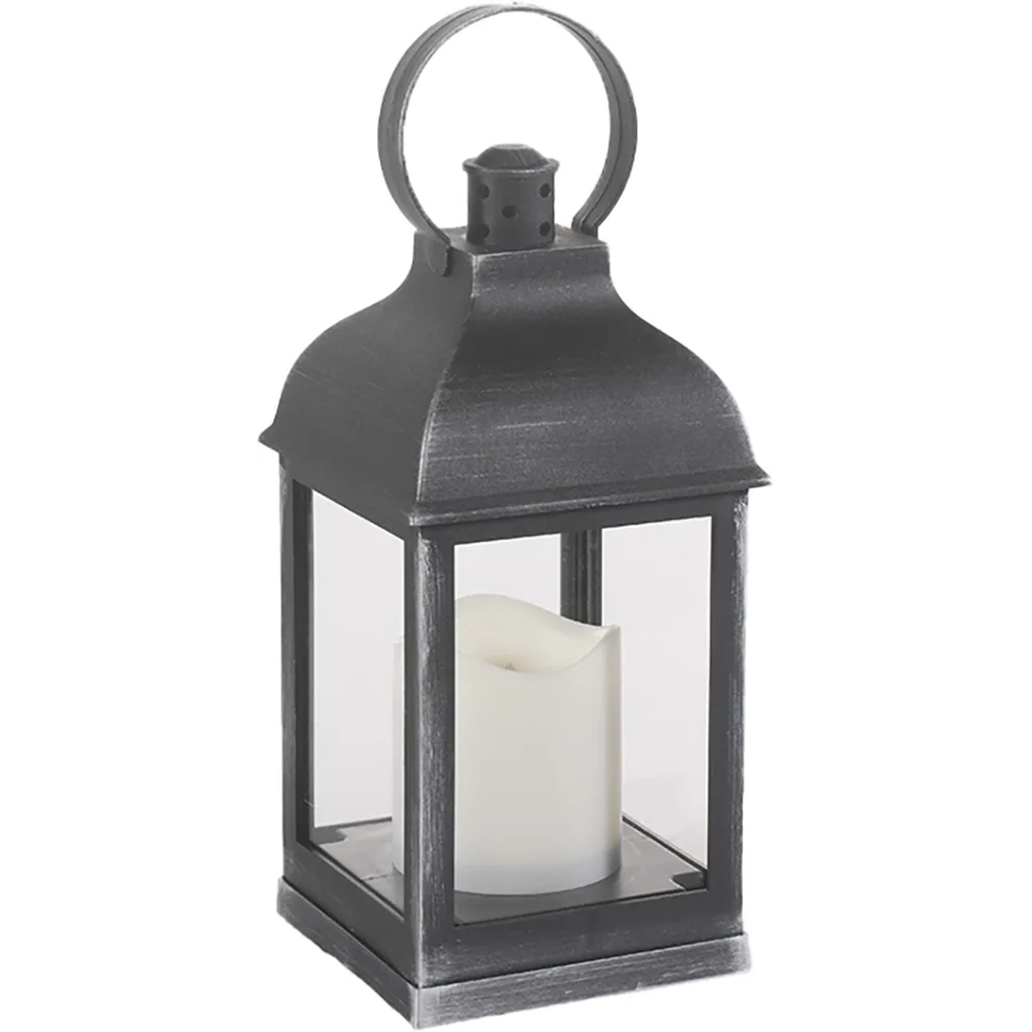 Schlaraffenland Outdoor Laterne Modo LED Deko Schwarz-Creme kaufen bei OBI