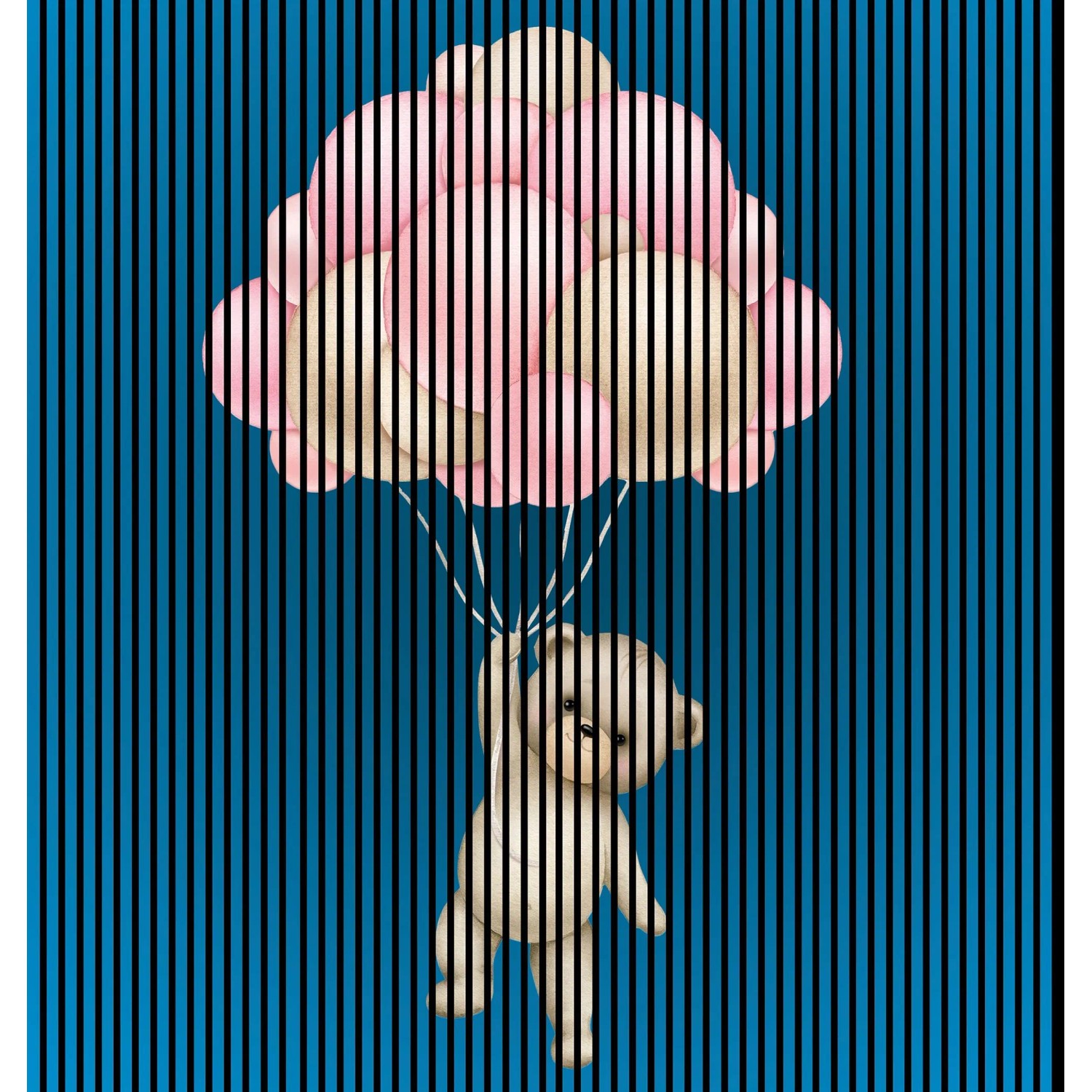FN Acustico Akustikplatte Teddy 1 PET u. MDF Foliert 2.253 x 19 x 2.400 mm