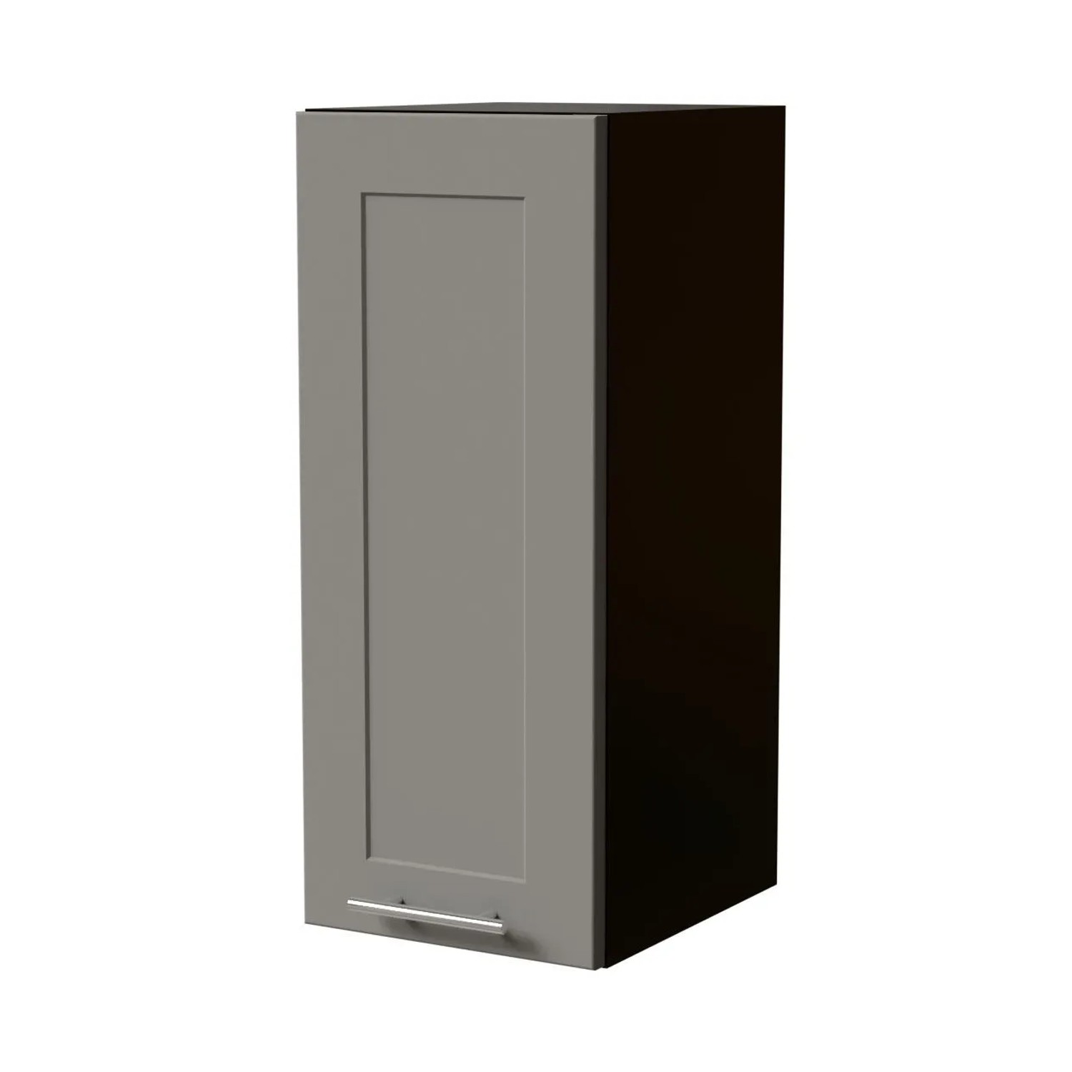 Feldmann-Wohnen Hängeschrank Oslo W2/30 Schwarz / Dust Grey Matt 30 / 32,5 / 72cm