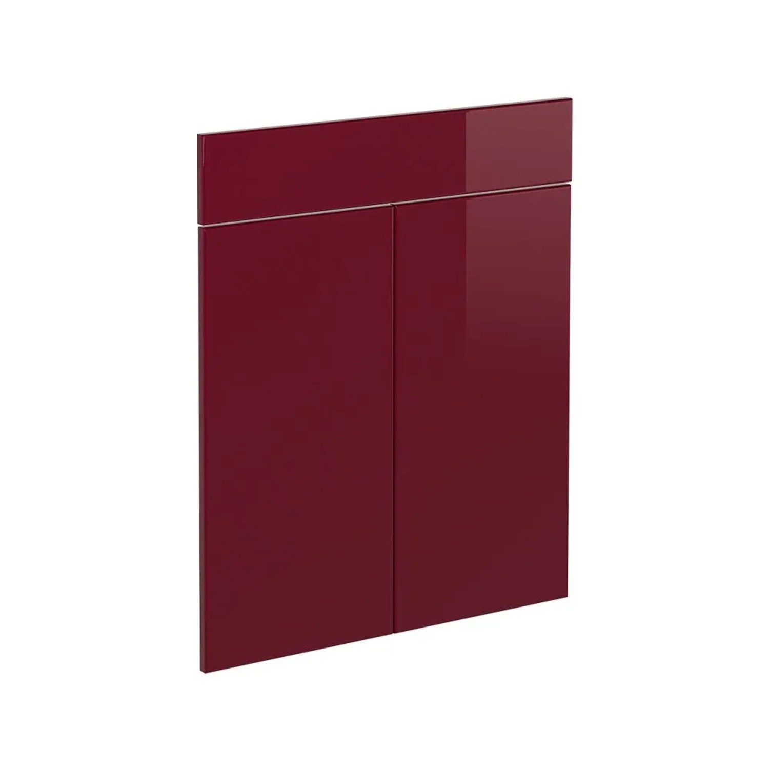 Vicco Küchenfront R-Line Rot Hochglanz 60 x 71 Möbelfront für den SchuBunterschrank Art Nr 41232