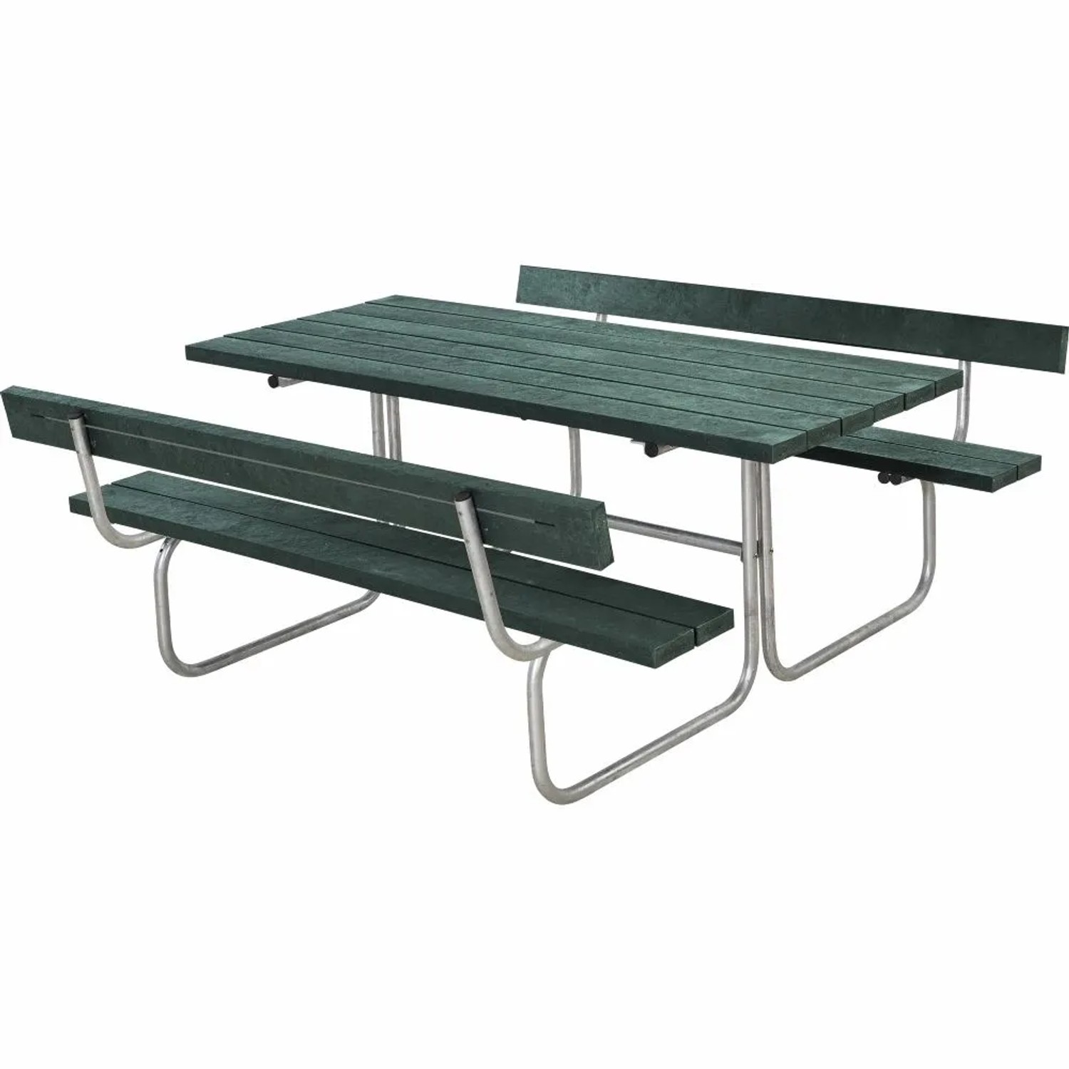 PLUS Gartensitzgruppe Classic 177 cm mit 2 Rückenlehnen Retex Grün