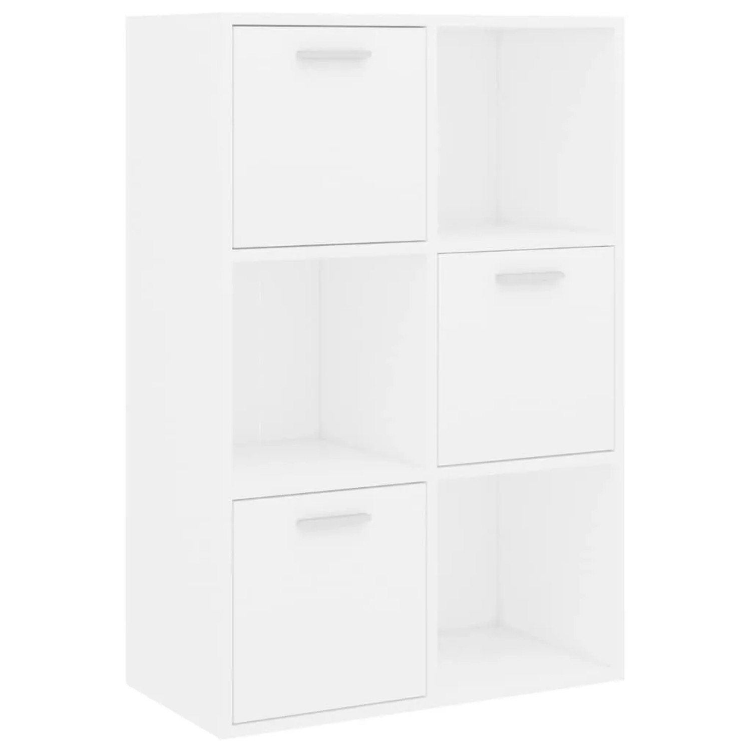 vidaXL Lagerschrank Weiß 60x29,5x90 cm Holzwerkstoff 801134